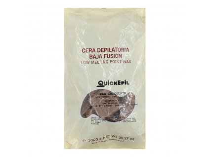 Depilačný vosk Nízká teplota Quickepil Čokoládový (1 kg)