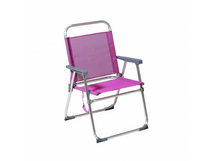 Plážová stolička Fialová Aluminium 22 mm (52 x 56 x 80 cm)
