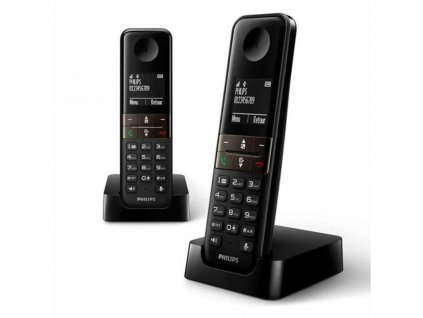 Bezdrôtový telefón Philips D4702B/34 Duo 1,8" DECT (2 ks)