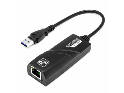 Sieťová karta USB 3.0 → RJ45 konektor PcCom Čierna