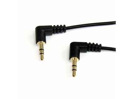 Audio kábel Jack 3,5 mm (male konektory) Startech MU3MMS2RA Čierna (0,9 m)