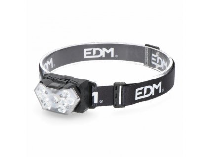 LED čelovka EDM 5 W 8 W 400 lm Čierna