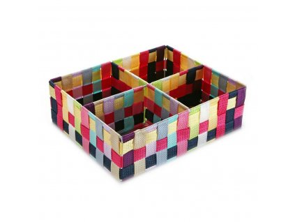 Úložná krabica s priehradkami Viacfarebná (27 x 10 x 32 cm)