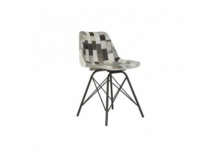 Jedálenská stolička DKD Home Decor Čierna Kov Koža (45.5 x 52 x 79 cm)