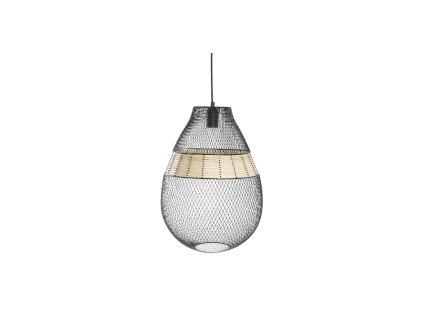 Luster DKD Home Decor Čierna Gaštanová 220 V 50 W (32 x 32 x 43 cm)