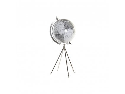 Glóbus DKD Home Decor Biela Kov Plast (27 x 25 x 61 cm)