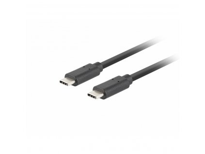 Obojstranný USB-C kábel Lanberg CA-CMCM-32CU-0005-BK (0,5 m)