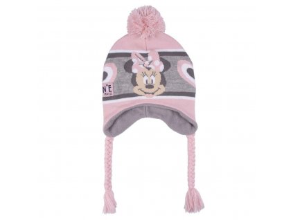 Detská zimná čiapka Minnie Mouse Ružová (53 cm)