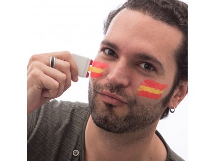 Farba na tvár španielskej vlajky