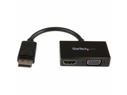Redukcia DisplayPort (M) na HDMI (F)/ (VGA (F) Startech DP2HDVGA Čierna