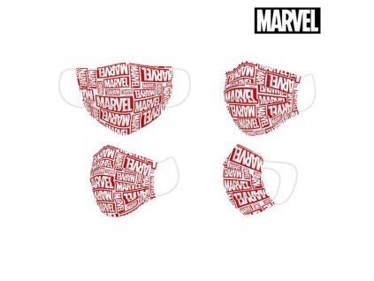 Hygienická maska Marvel Detské Červená