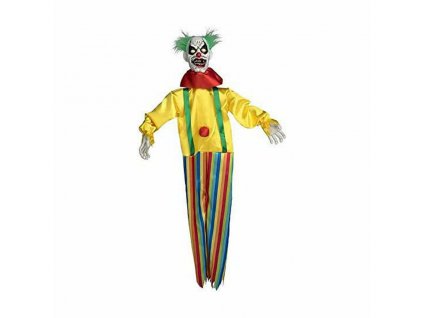 Závesný pohyblivý klaun so svetlom a zvukom My Other Me Halloween Žltá (90 x 14 x 30 cm)