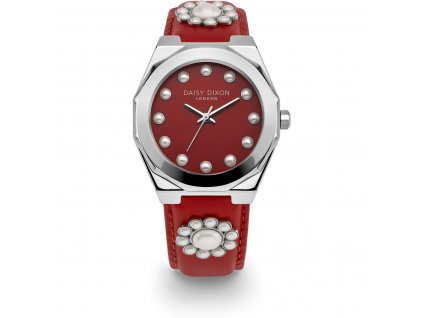 Dámske hodinky Daisy Dixon DD136PS Sivá Červená (Ø 36 mm)