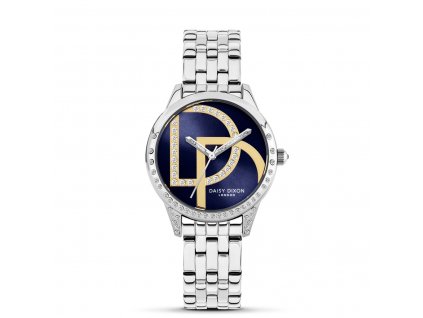 Dámske hodinky Daisy Dixon DD105SM Sivá Modrá (Ø 35 mm)