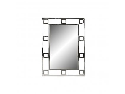 Nástenné zrkadlo DKD Home Decor Kov Striebristý (80 x 2 x 110 cm)