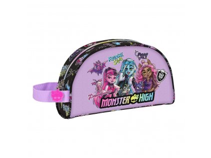 Detská taštička na toaletné potreby Monster High Creep Čierna (26 x 16 x 9 cm)