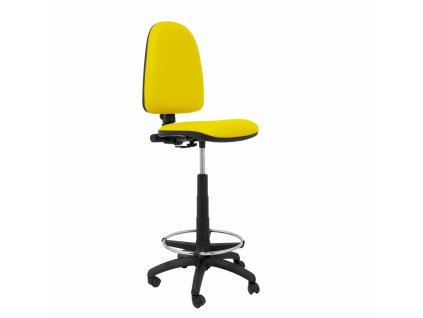 Výškovo nastaviteľná stolička Ayna P&C 4CPSPAM Imitácia kože Žltá