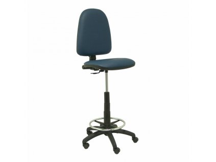Výškovo nastaviteľná stolička Ayna P&C CPSPAZM Imitácia kože Námornícka modrá