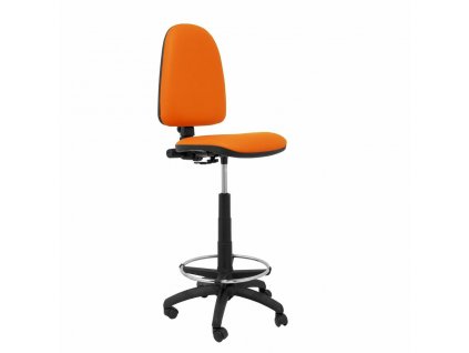 Výškovo nastaviteľná stolička Ayna P&C 4CPSPNA Imitácia kože Oranžová