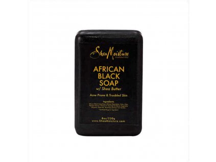 Čierne africké tuhé mydlo Shea Moisture (230 g)
