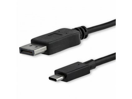 Video kábel prepájací USB C (male) na DisplayPort (male) Čierna (1 m) Startech CDP2DPMM1MB