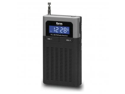 Prenosné vreckové rádio TM Electron Čierna