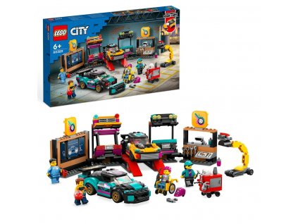 Stavebnica LEGO® City 60389 Tuningová autodielňa (507 ks)