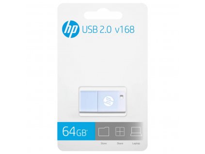 USB flash disk HP X168 USB-A USB 2.0 64 GB Modrá