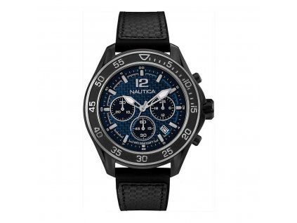 Pánske hodinky Nautica NAD25506G Čierna Modrá (ø 44 mm)