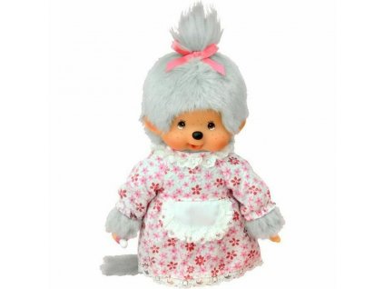 Plyšová hračka Mončiči Bandai Monchhichi Granny Plast (20 cm)