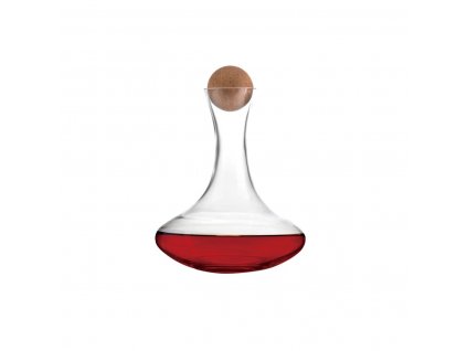 Karafa na víno Home ESPRIT Drevo Sklo (1,5 l) (19 x 19 x 23,5 cm)