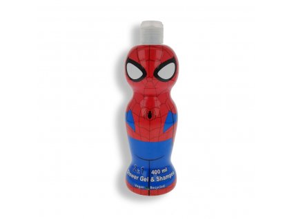Detský sprchový gél a šampón 2 v 1 Air-Val Spiderman (400 ml)