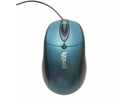 Myš iggual COM-ERGONOMIC-XL 800 dpi Modrá