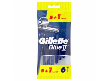 Jednorazové pánske holítka Gillette Blue II (6 ks)