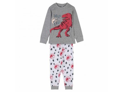 Detské pyžamo Jurassic Park Sivá
