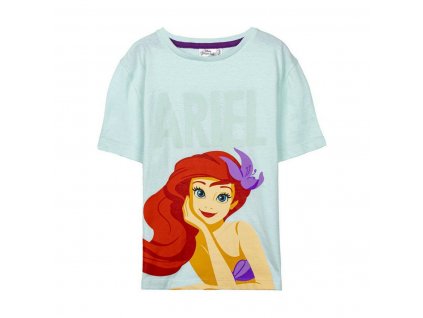 Detské tričko s krátkym rukávom Princesses Disney 100% bavlna Zelená