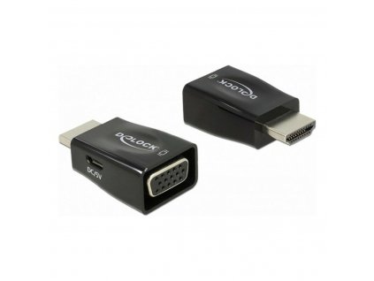 Adaptér HDMI na VGA DELOCK 65902 1920 px Čierna