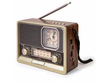 Prenosné rádio s Bluetooth Kooltech Vintage Classic