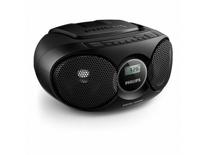 Rádio s CD prehrávačom Philips AZ215B/12 3 W Čierna (25,2 x 23,2 x 12,4 cm)