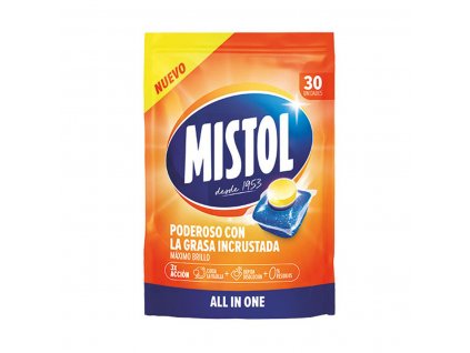 Tablety do umývačky riadu Mistol All in one (30 ks)