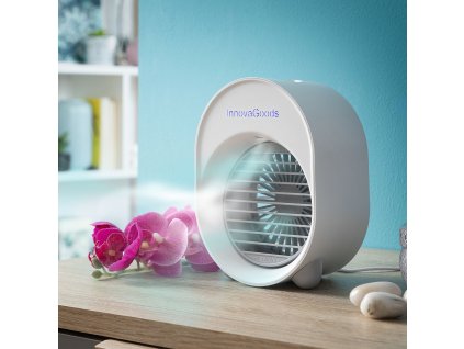 Mini ultrazvukový ochladzovač – zvlhčovač vzduchu s LED Koolizer InnovaGoods