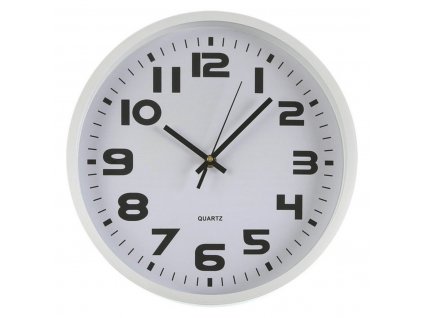 Nástenné hodiny Versa Plast Biela (30,5 x 30,5 x 4,2 cm)