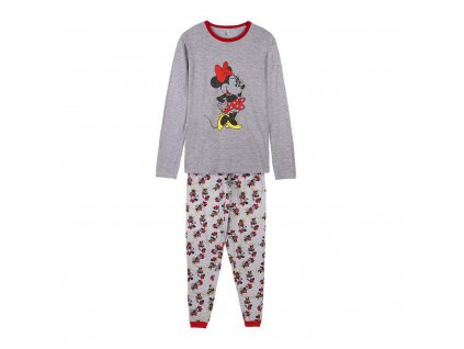 Dámske pyžamo Minnie Mouse Sivá