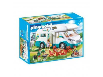 Stavebnica Playmobil 70088 Family Fun: Rodinný karavan (135 ks)