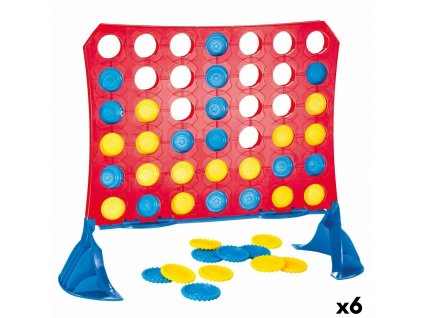 Dosková hra pre deti - 4 v rade Colorbaby 31,5 x 26 x 13 cm