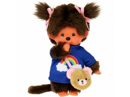 Plyšová hračka Mončiči Bandai Monchhichi Plast Dúhová (20 cm)