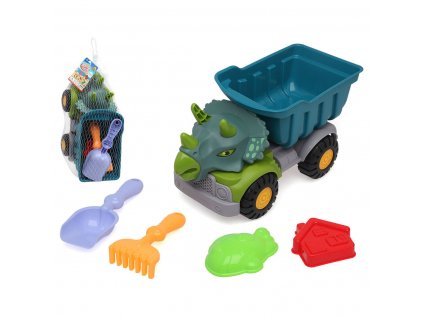 Sada hračiek na piesok a nákladné auto Plast Viacfarebná
