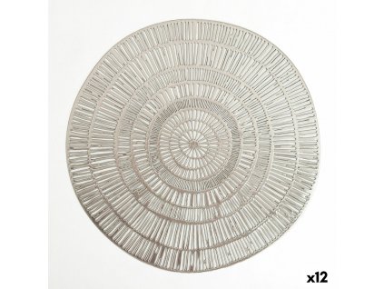 Prestieranie Quid Habitat Špirála Textil Striebristá (38 cm) (12 ks)