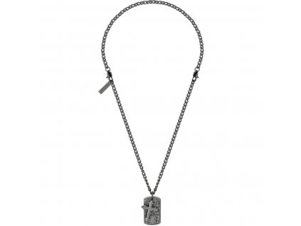 Pánsky náhrdelník Police PEAGI2214501 Nerezová oceľ Sivá (50 cm)