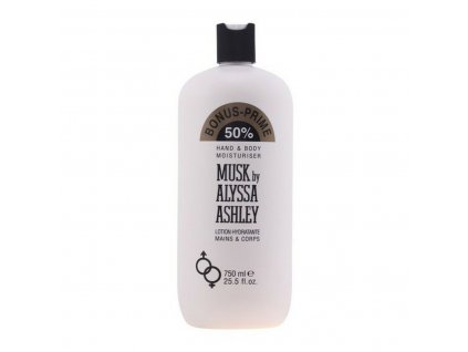 Hydratačné mlieko na telo a ruky Musk Alyssa Ashley (750 ml)